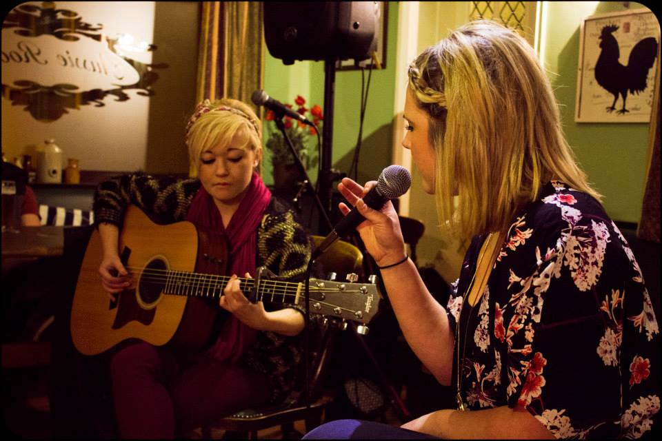 Steph Babington and Christie Morris.