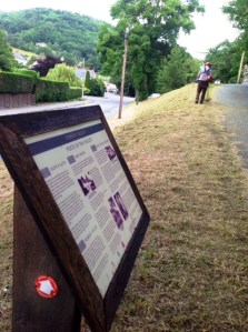 Ceiriog valley poets info board