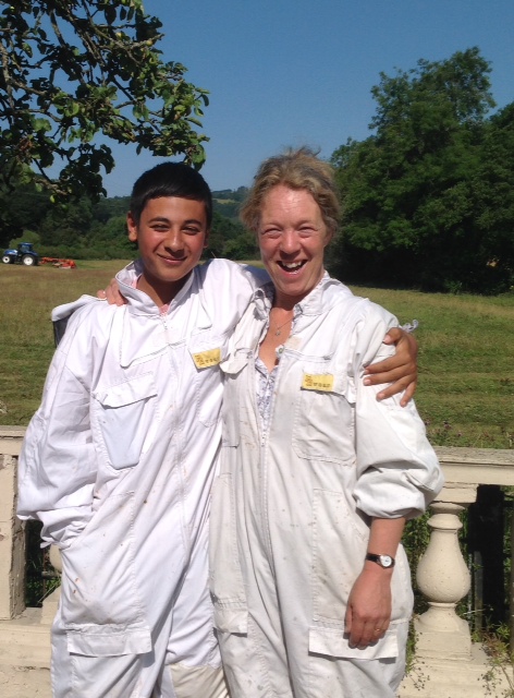 Bee breeder Kirsty Williams.